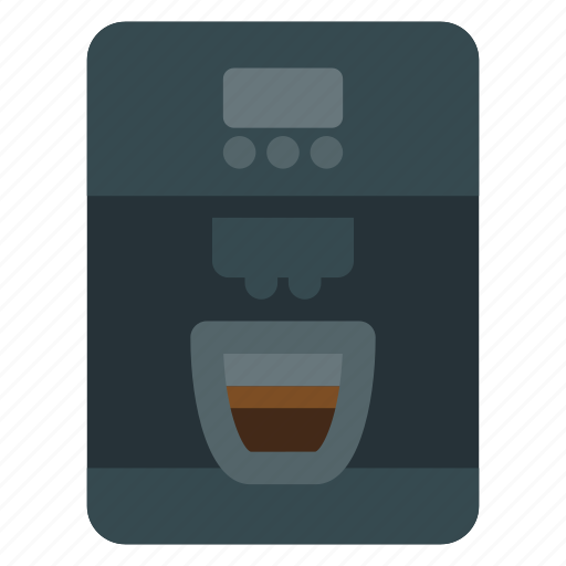 Appliances, coffee, espresso, gray, machine icon - Download on Iconfinder
