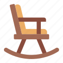 chair, relax, seat, sit, furniture, elder, elderly, rocking chair
