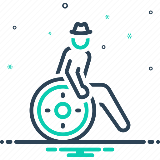 Accessibility, disability, patient, wheelchair, disabled, paraplegic, handicapped icon - Download on Iconfinder