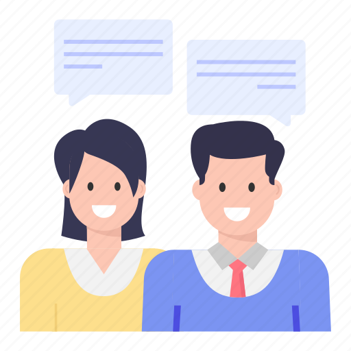 Discussion, conversation, talking, speech, negotiation illustration - Download on Iconfinder