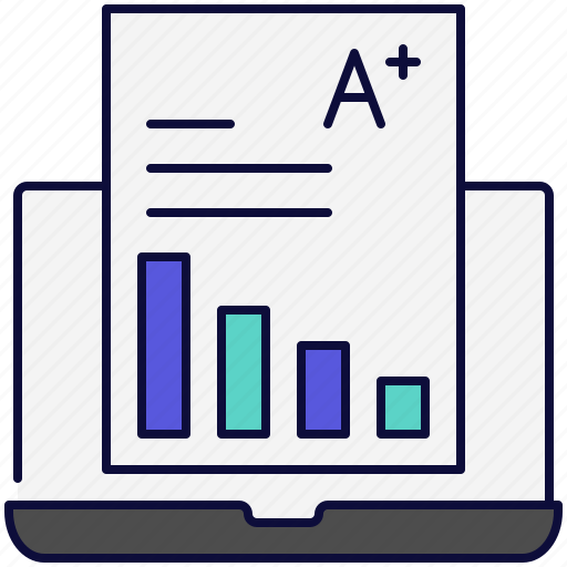 Test, exam, grade, qualification, a, report, score icon - Download on Iconfinder