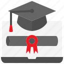 graduation, diploma, degree, elearning, online