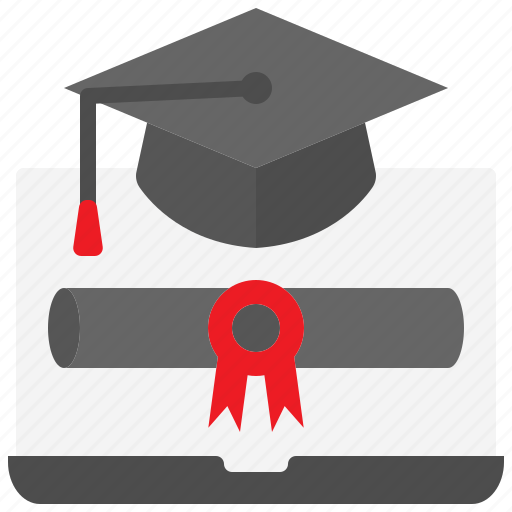 Graduation, diploma, degree, elearning, online icon - Download on Iconfinder
