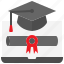 graduation, diploma, degree, elearning, online 