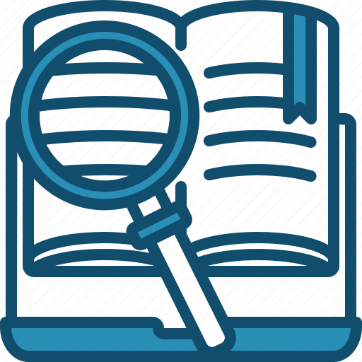 Knowledge, magnifying, glass, quest, search, of, loupe icon - Download on Iconfinder