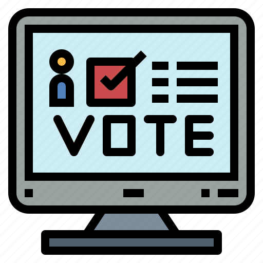 Computer, democracy, elections, online, voting icon - Download on Iconfinder