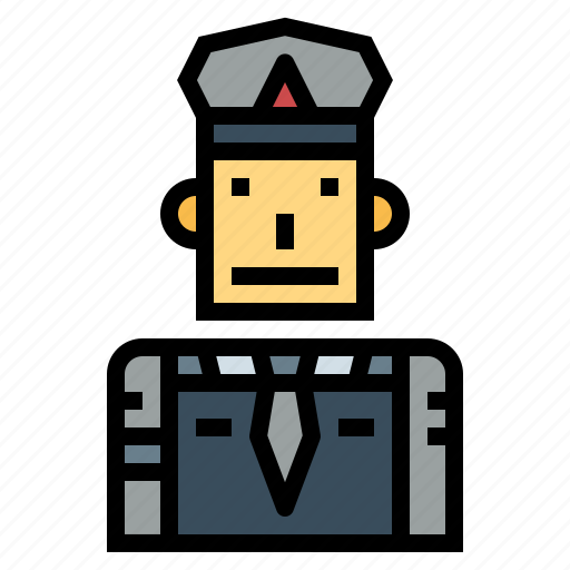 Guard, man, police, security icon - Download on Iconfinder