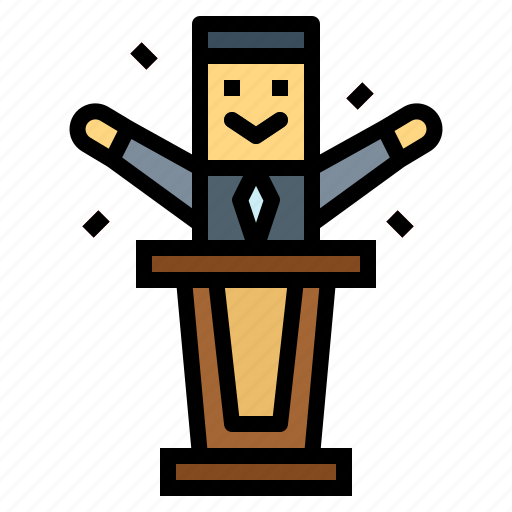 Candidate, debate, election, politician icon - Download on Iconfinder