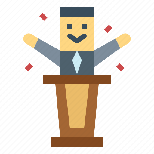 Candidate, debate, election, politician icon - Download on Iconfinder