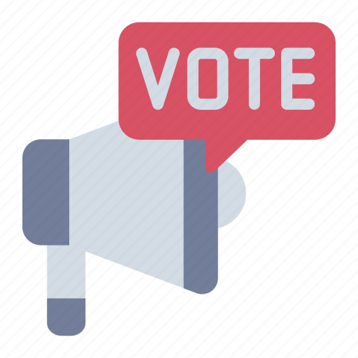 Campaign, vote, election, politic, voting, bullhorn, communication icon - Download on Iconfinder