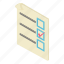 box, check, form, isometric, object, tick, voting 