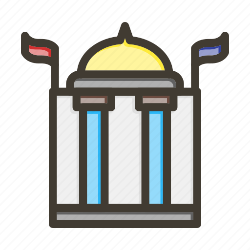 Government building, parliament house, office building, city hall, embassy icon - Download on Iconfinder