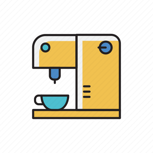 Coffee, coffee machine, coffee maker, electric, expresso, machine icon - Download on Iconfinder
