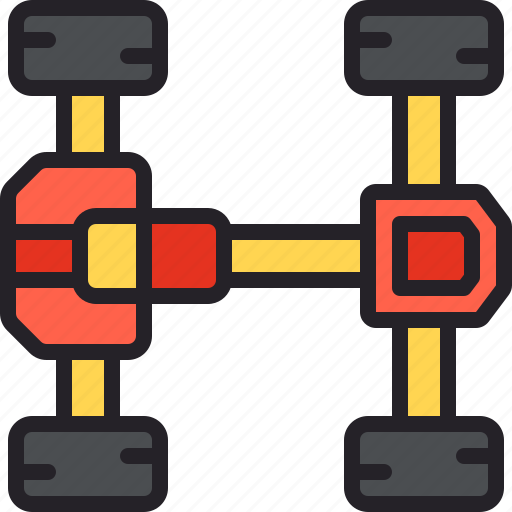 Chassis, car, wheels, transportation, mechanic icon - Download on Iconfinder