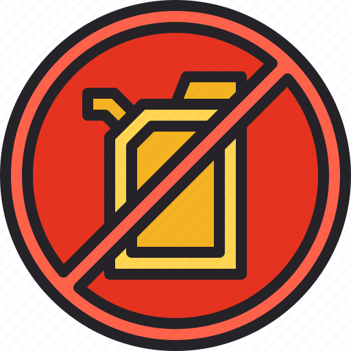 No, fuel, forbidden, eco, friendly, prohibition, transportation icon - Download on Iconfinder