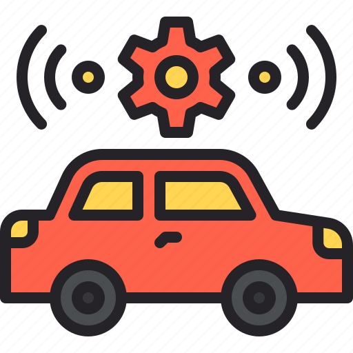 Self, driving, car, futuristic, automobile, vehicle icon - Download on Iconfinder