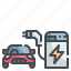 station, charging, charger, energy, automobile 