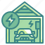 house, energy, charging, station, charger 