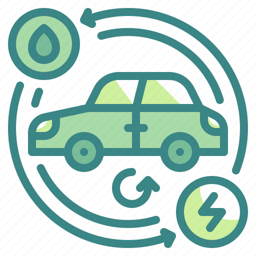 Hybrid, car, electric, renewable, energy icon - Download on Iconfinder