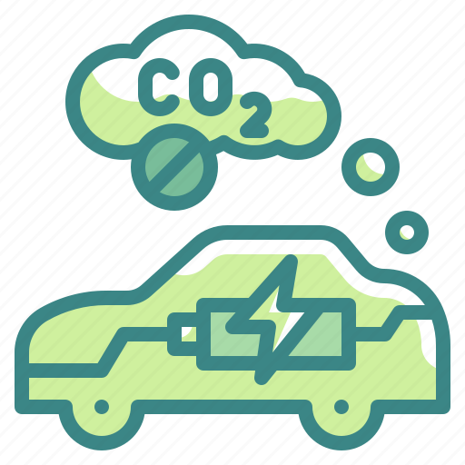 Pollution, no, carbon, electric, car icon - Download on Iconfinder