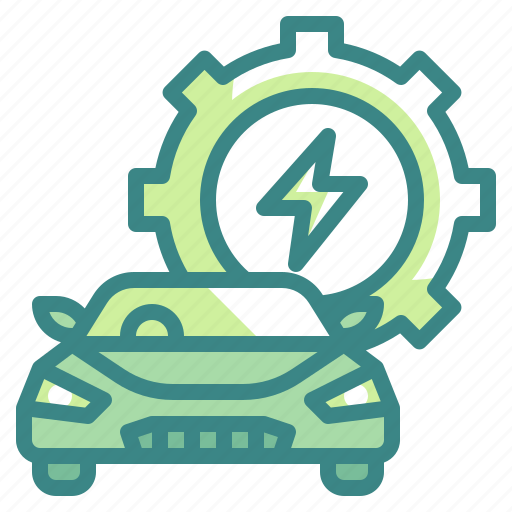 Setting, electric, gear, technology, transport icon - Download on Iconfinder