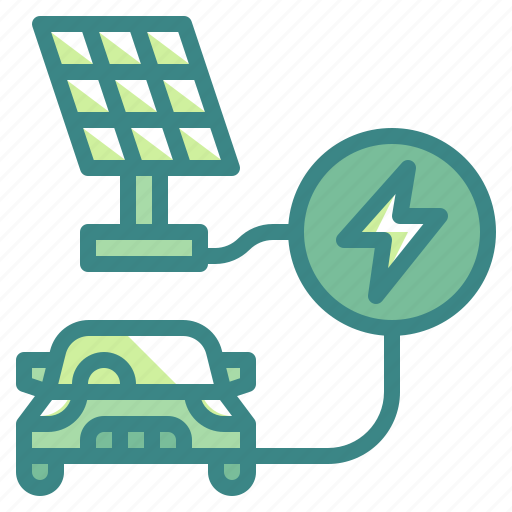 Solar, panel, energy, charging, vehicle icon - Download on Iconfinder