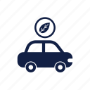 electric, car, envirenment, friendly, transportation, energy, green, tree, glyph
