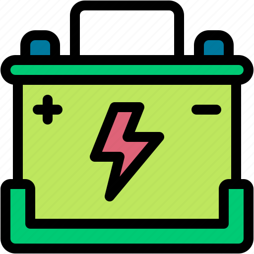 Battery, energy, accumulator, transportation, automotive, technology icon - Download on Iconfinder