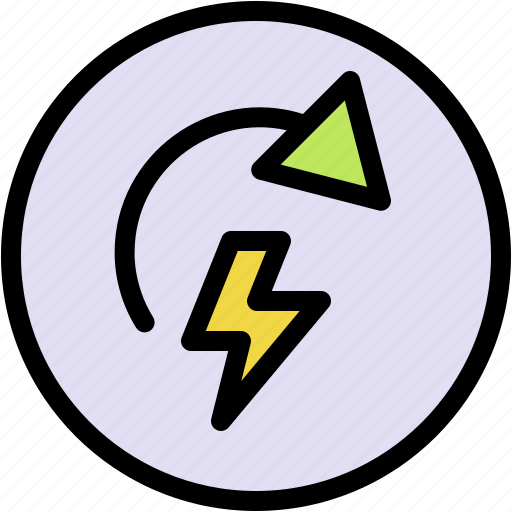 Recycle, ecology, and, environment, electric, electricity, energy icon - Download on Iconfinder
