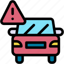 warning, transportation, battery, car, vehicle