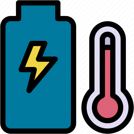 Overheat, electronics, warning, battery, hot, caution icon - Download on Iconfinder