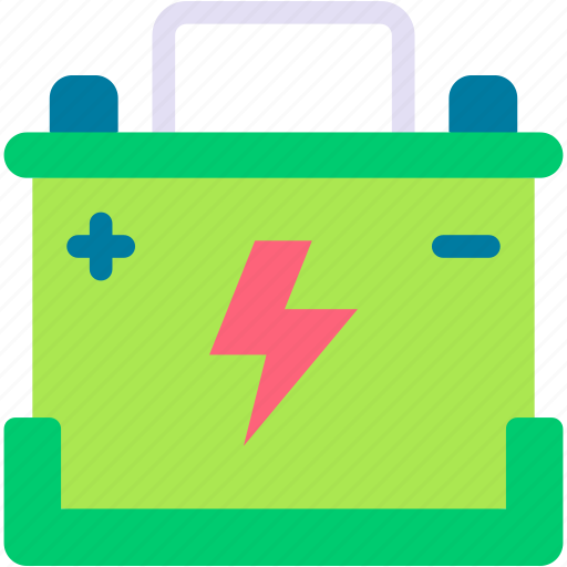 Battery, energy, accumulator, transportation, automotive, technology icon - Download on Iconfinder
