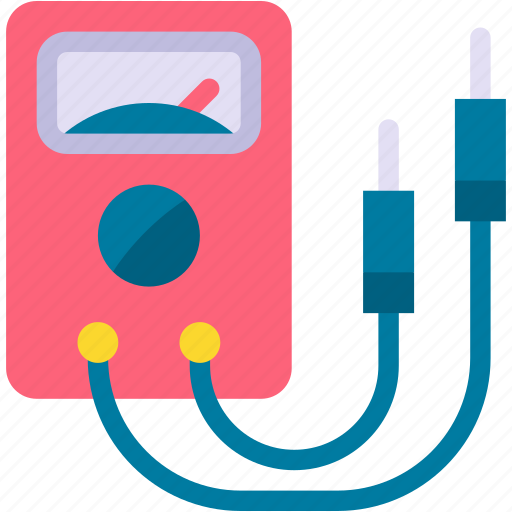 Tester, electric, meter, voltage, indicator, construction, and icon - Download on Iconfinder
