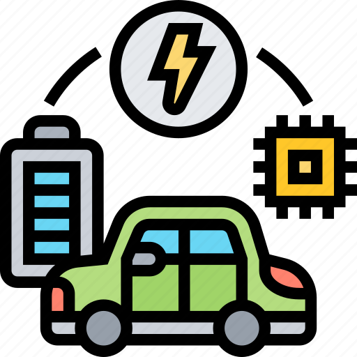 Electric, circuit, microchip, automate, vehicle icon - Download on Iconfinder