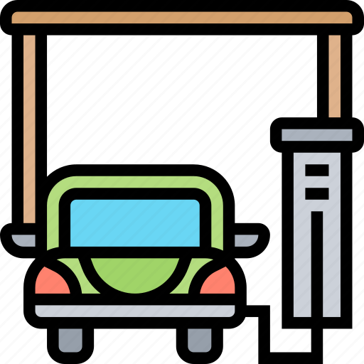 Fuel, cell, hydrogen, vehicle, garage icon - Download on Iconfinder