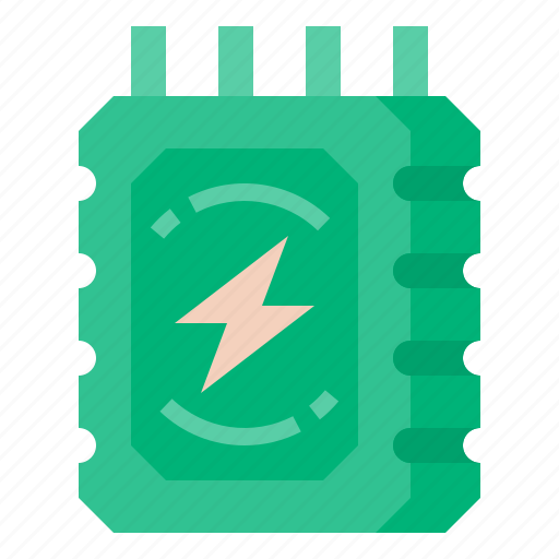 Inverter, electric, energy, battery, power, ev, electric car icon - Download on Iconfinder