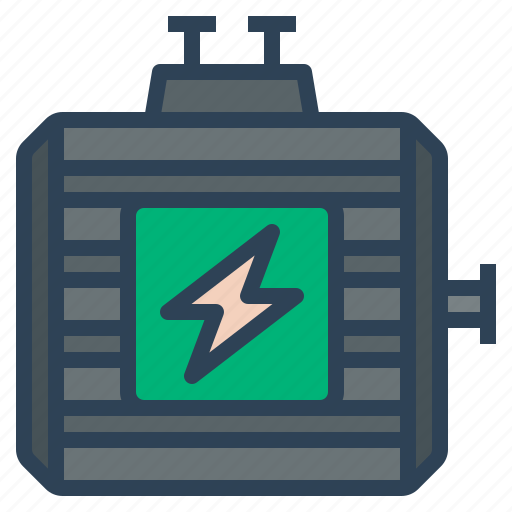 Engine, electric, motor, power, electricity, electric motor, electrical machine icon - Download on Iconfinder