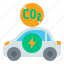 ev, car, co2, pollution, carbon, dioxide, environment, eco, electric vehicle 