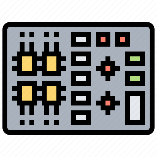 Board, circuit, controller, electric, system icon - Download on Iconfinder