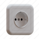 power, outlet, electrical, accessories, element, button, plug 