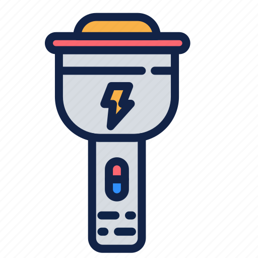 Flashlight, light, lamp, energy, battery, power, electricity icon - Download on Iconfinder
