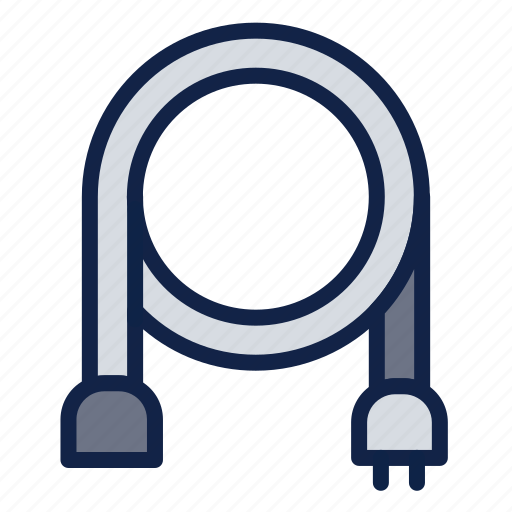 Cable, plug, connector, electricity, energy, power, battery icon - Download on Iconfinder