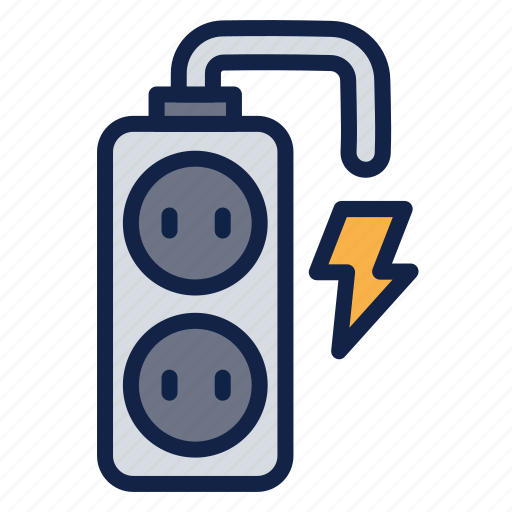 Plug, cable, connector, electricity, power, electric icon - Download on Iconfinder