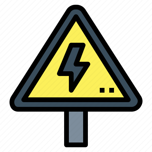Danger, electric, sign, signaling, triangle, warning icon - Download on Iconfinder