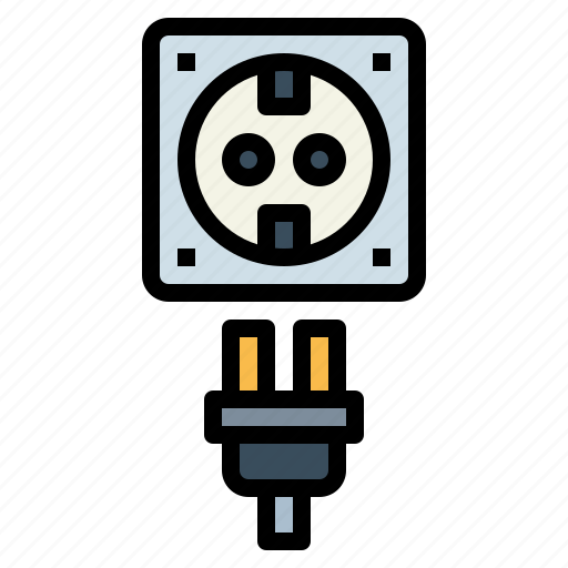 Electronics, plug, socket, technology icon - Download on Iconfinder