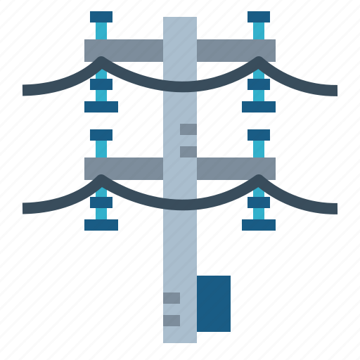 Electric, electricity, electronics, pole, tower icon - Download on Iconfinder
