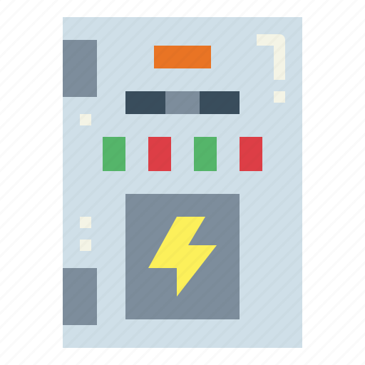 Board, distribution, electrical, electronics, energy, panel icon - Download on Iconfinder