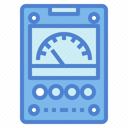 Energy, measuring, technology, voltmeter icon - Download on Iconfinder