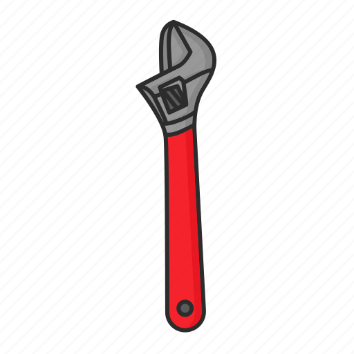 Electrician, equipment, tool, repair, electricity, adjustable spanner, adjustable wrench icon - Download on Iconfinder