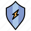 protect, electricity, security, shield, electric 